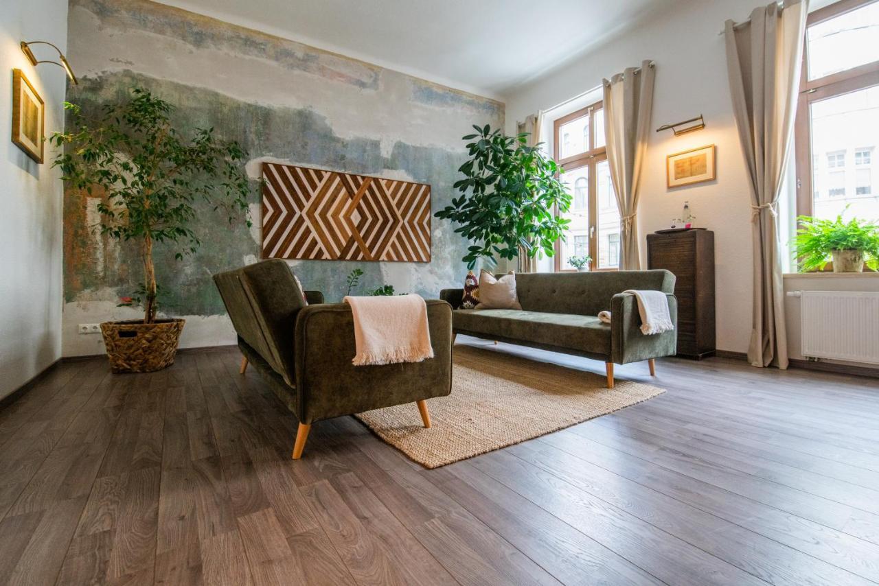 Theleaf - Design Apartment & Cafe Leipzig Bagian luar foto